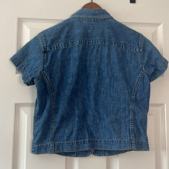 Reformation Vintage Cropped Denim Shirt - Picture 5 of 8